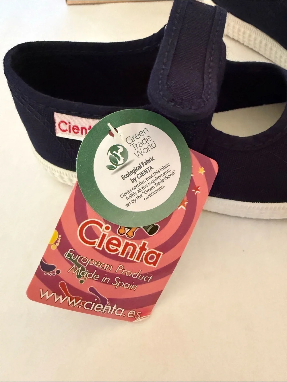 Cienta Marino Kids Slip-On Shoes - Navy